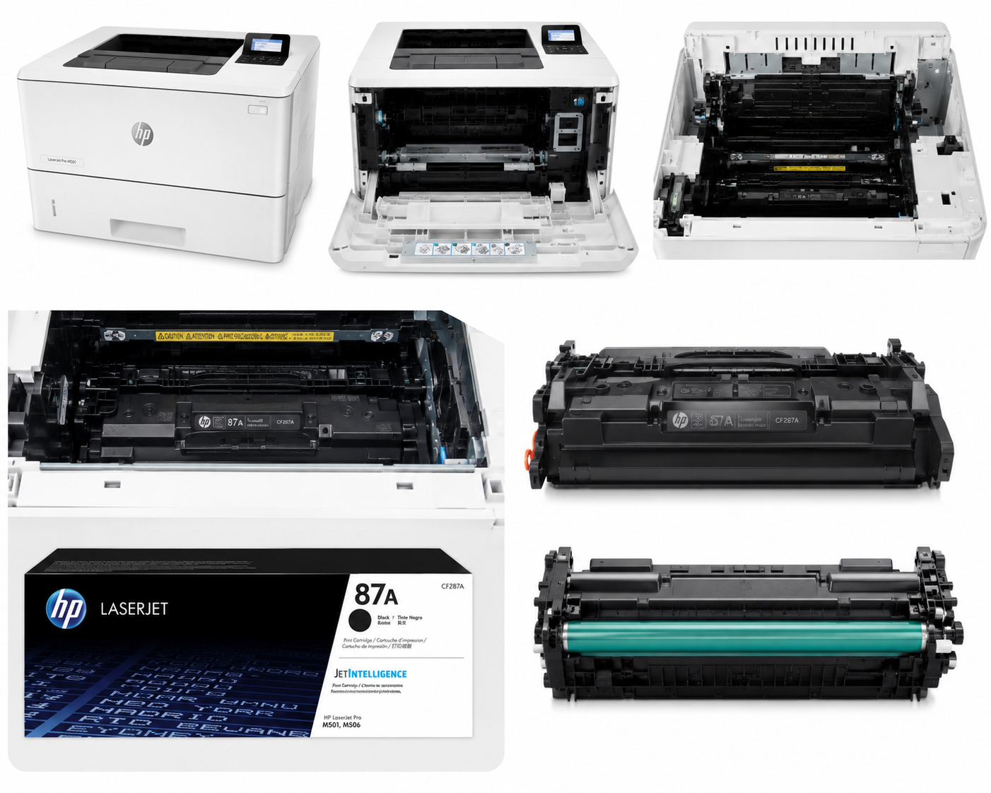 پرینتر لیزری تک کاره مدل HP LaserJet Pro M501dn - Image 5
